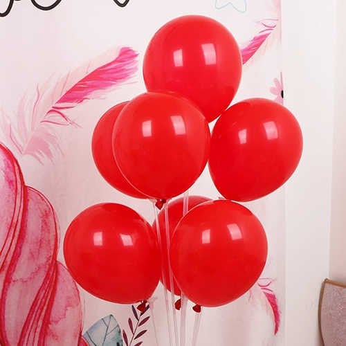 Kırmızı  Pastel Balon 20 Adet