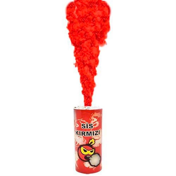 Kırmızı Renkli Sis Bombası