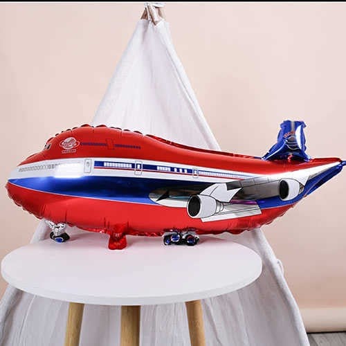 Kırmızı Uçak Folyo Balon