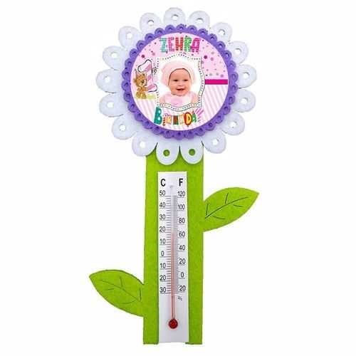 Kişiye Özel 1 Yaş Kız Termometre 8 Adet