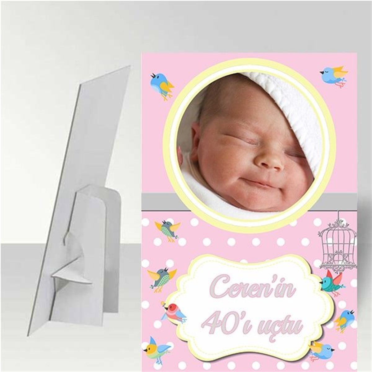 Kişiye Özel 40 Uçurma Partisi Ayaklı Pano