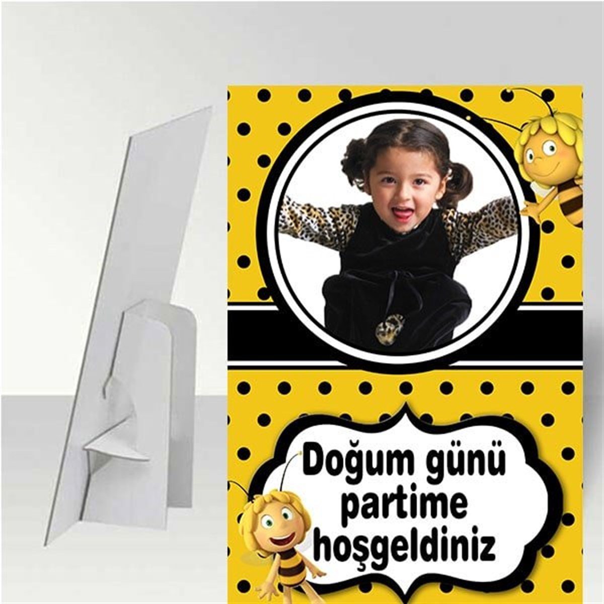 Kişiye Özel Arı Maya Ayaklı Pano