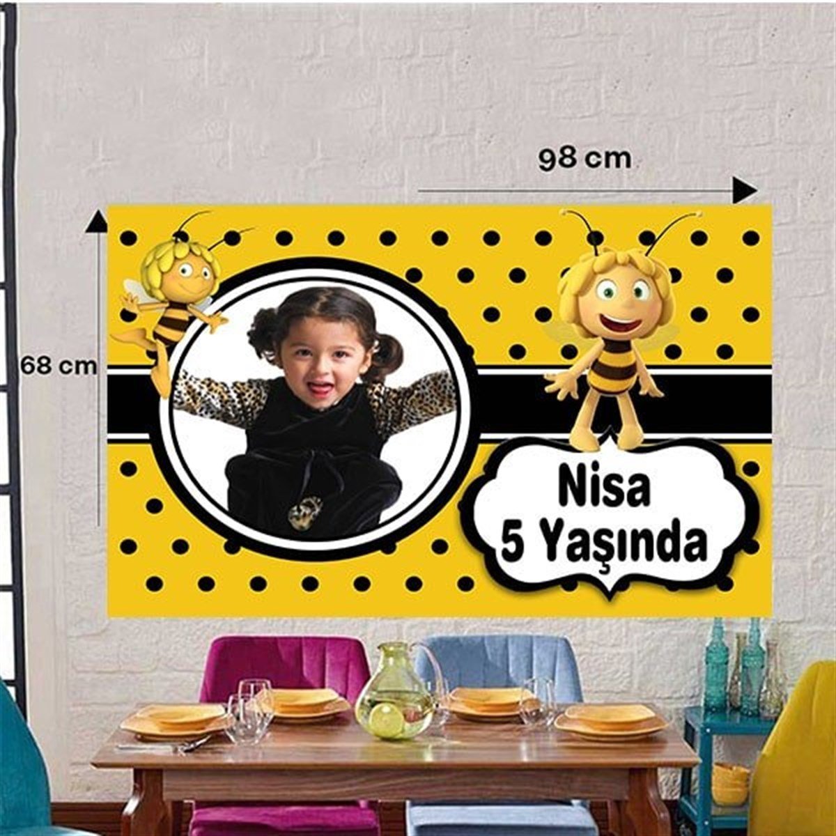 Kişiye Özel Arı Maya Duvar Panosu