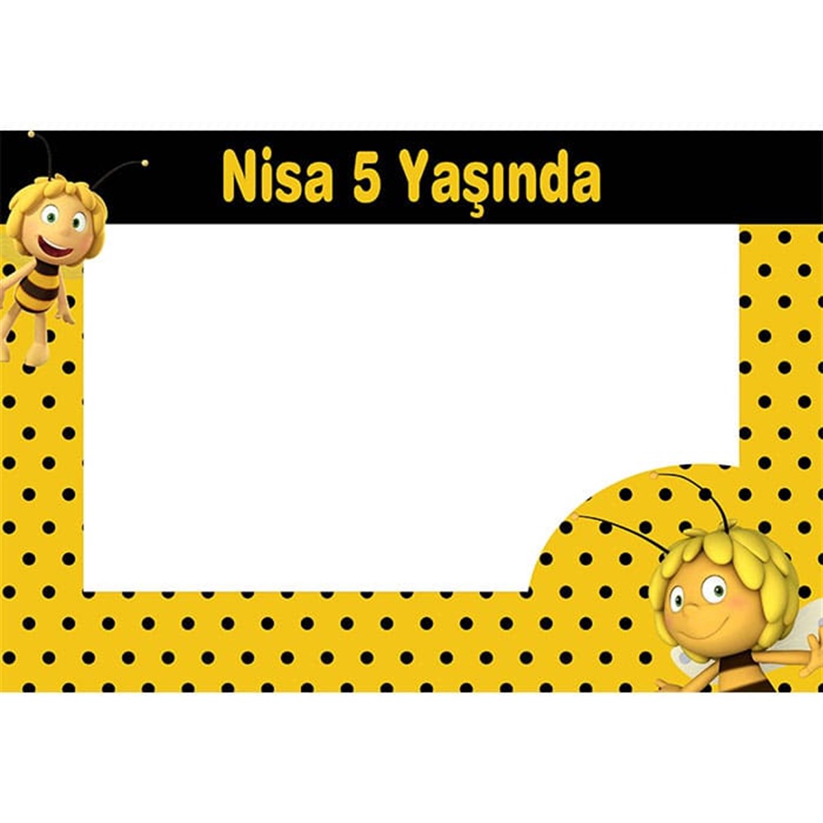 Kişiye Özel Arı Maya Fotoğraf Çerçevesi