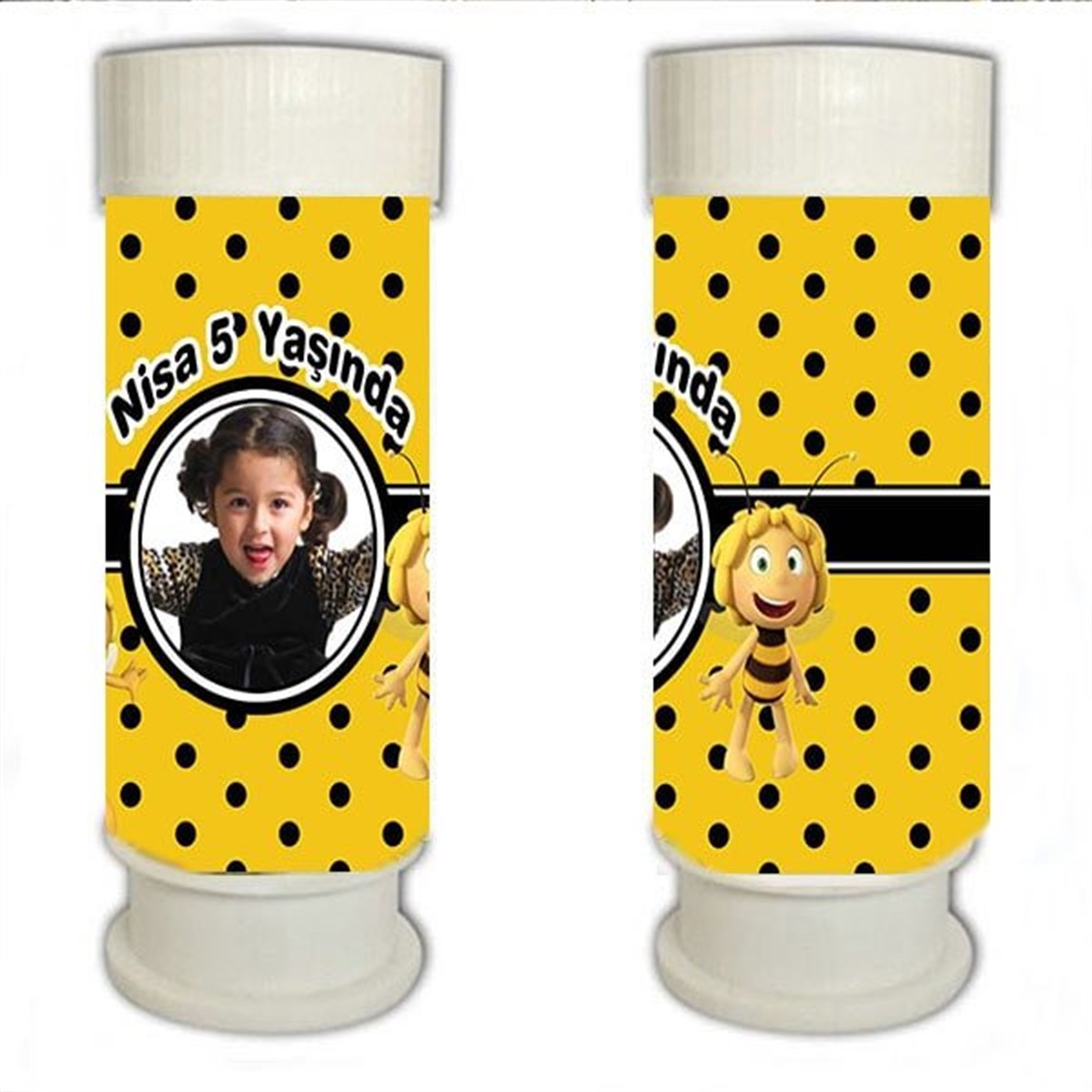 Kişiye Özel Arı Maya Köpük Baloncuk 8 Adet