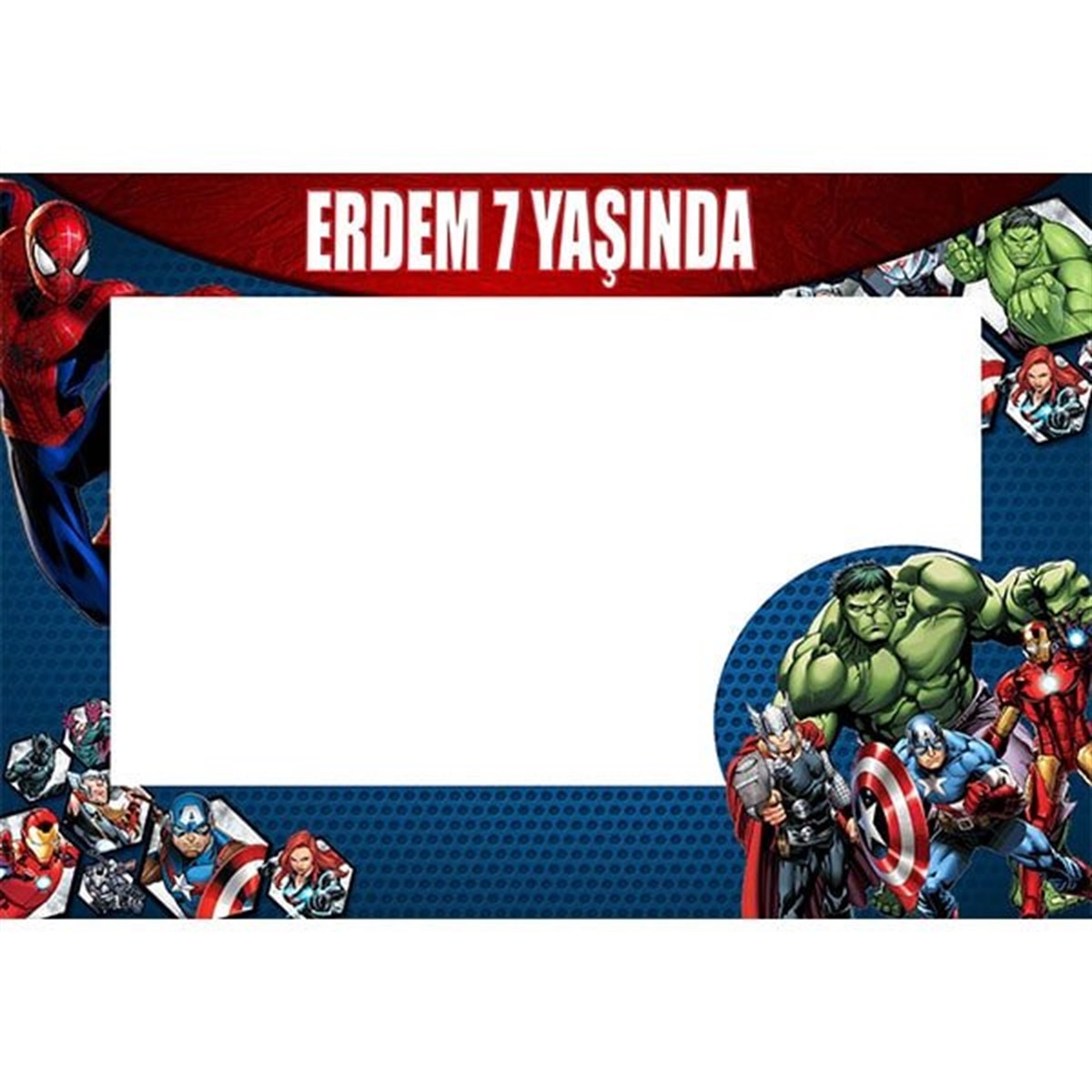Kişiye Özel Avengers Çerçeve