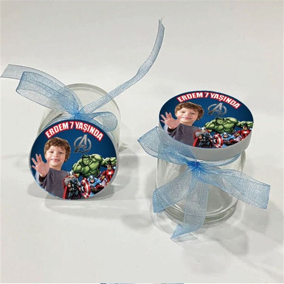 Kişiye Özel Avengers Kavanoz 10 Adet