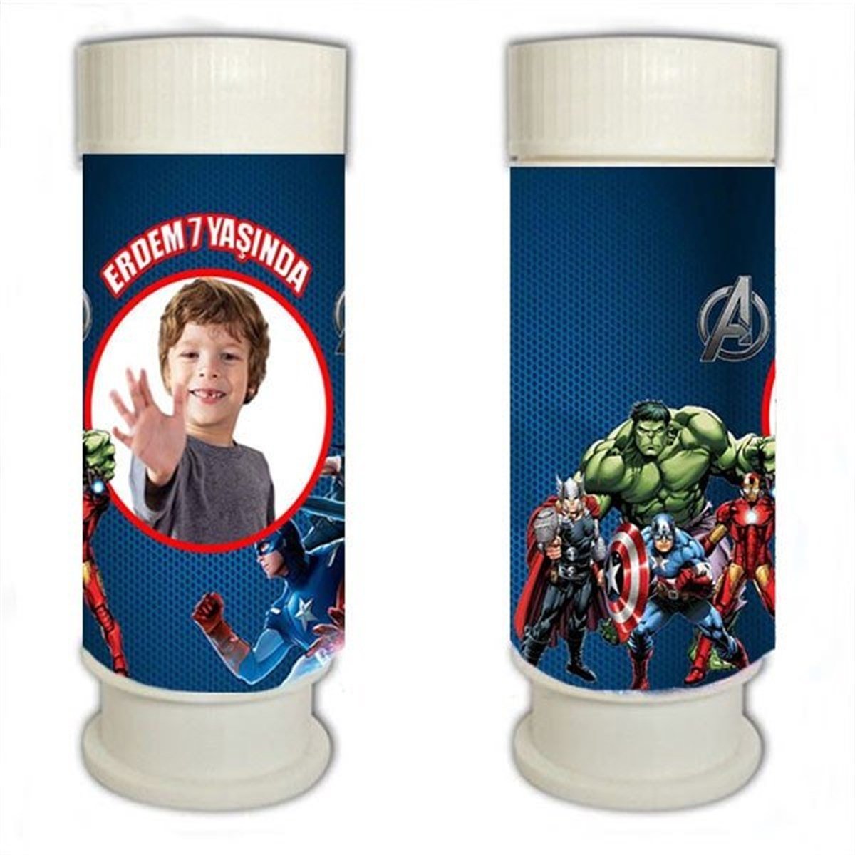 Kişiye Özel Avengers Köpük Baloncuk 8 Adet