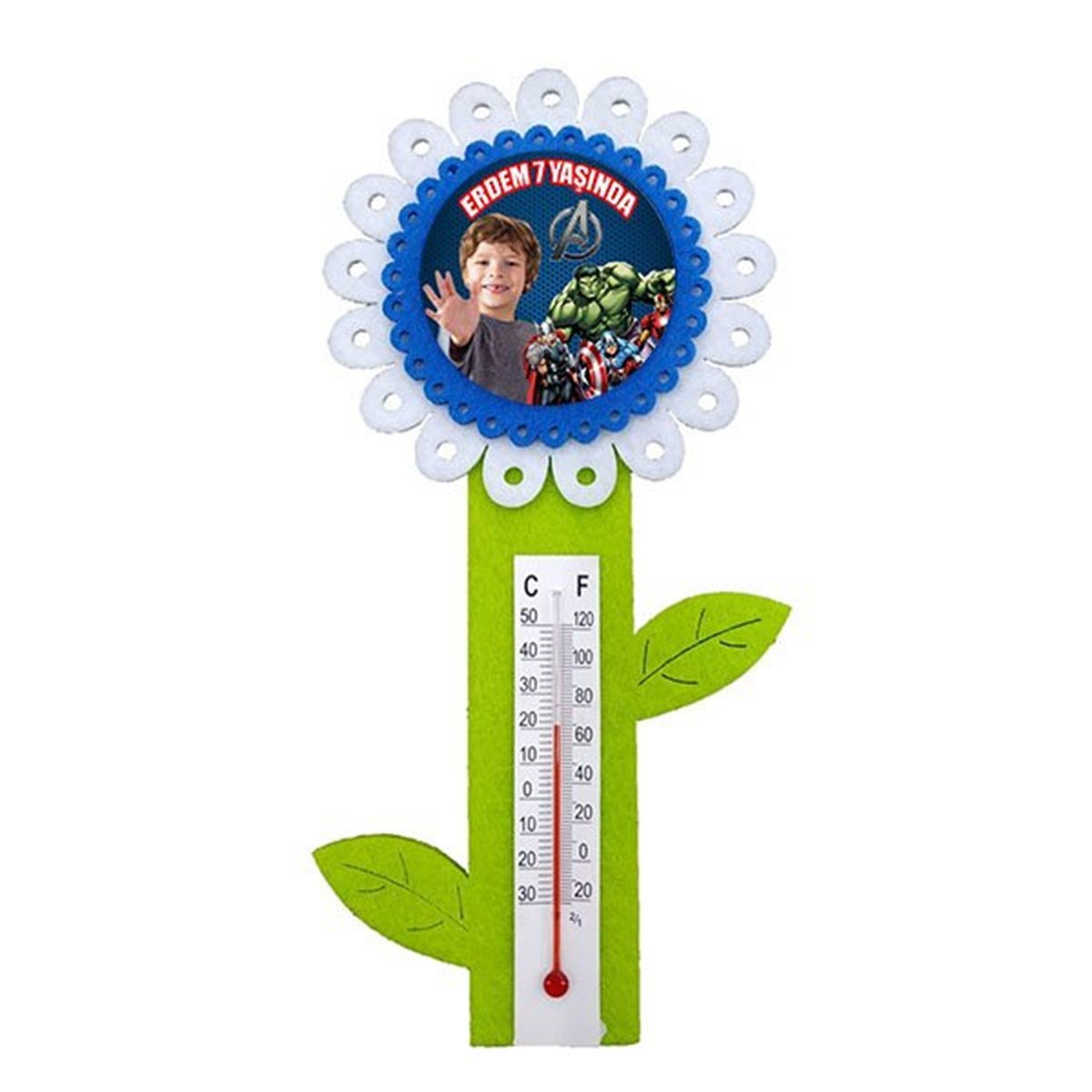 Kişiye Özel Avengers Termometre 8 Adet