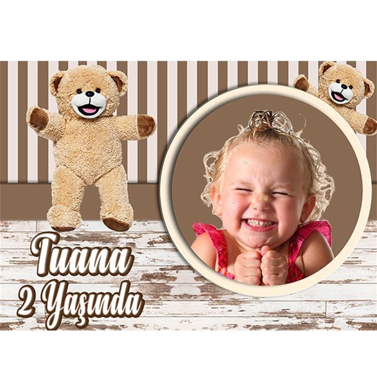 Kişiye Özel Ayıcık Afiş