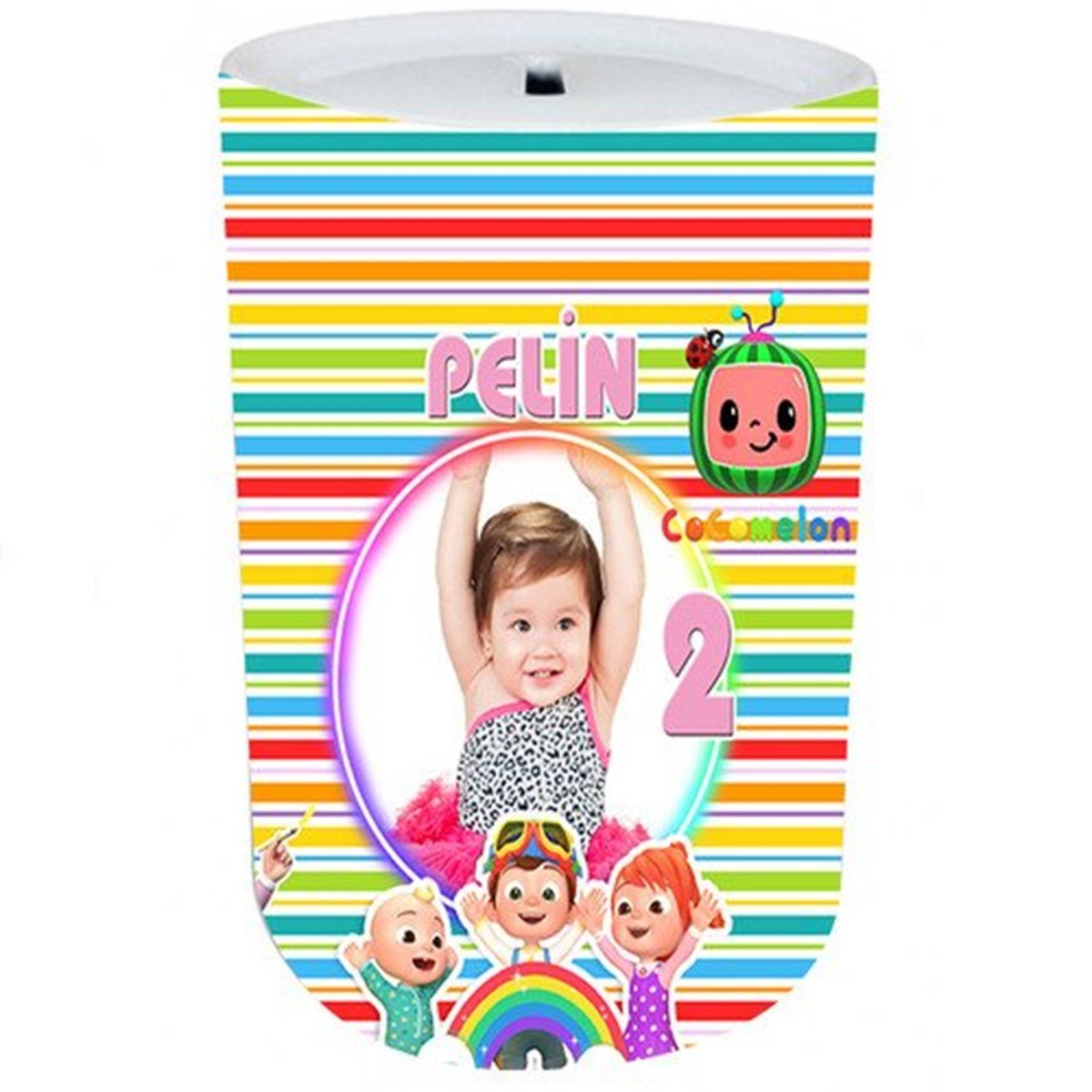 Kişiye Özel Cocomelon Kumbara 8 Adet