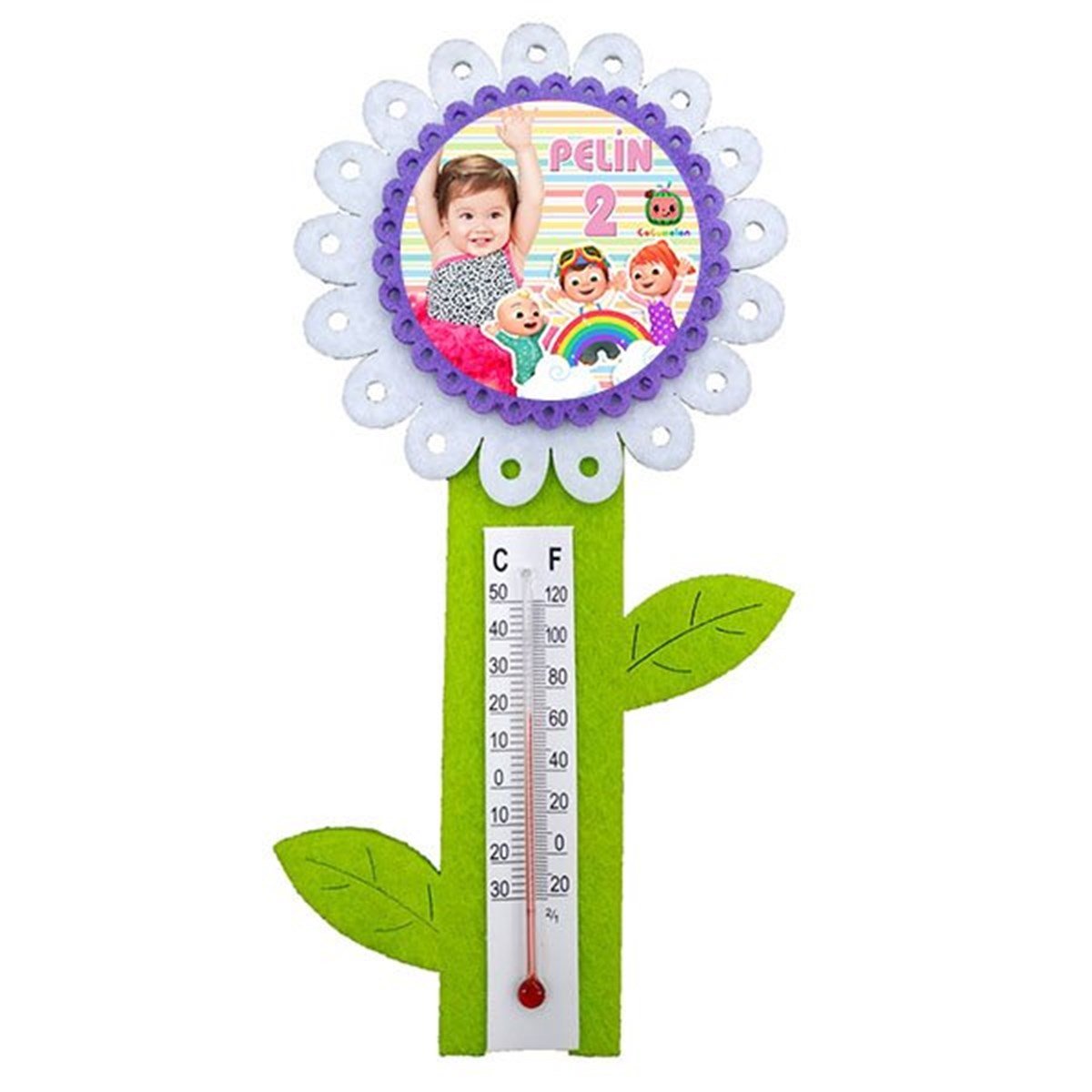 Kişiye Özel Cocomelon Termometre 8 Adet