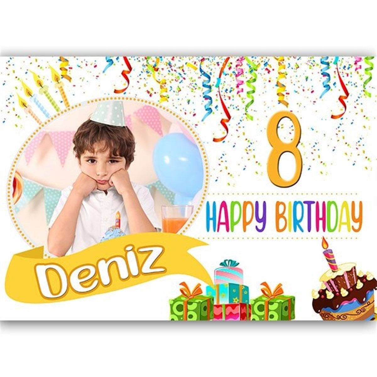 Kişiye Özel Happy Birthday Afiş