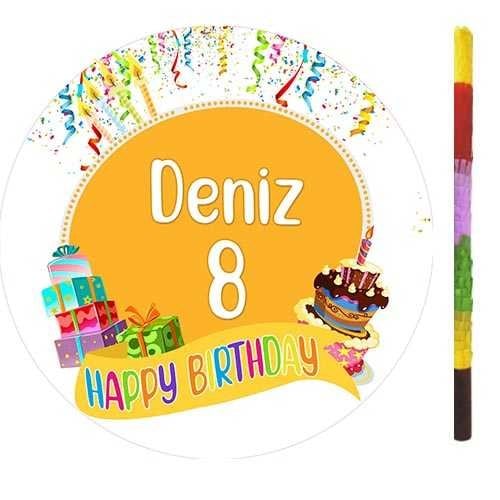 Kişiye Özel Happy Birthday Pinyata