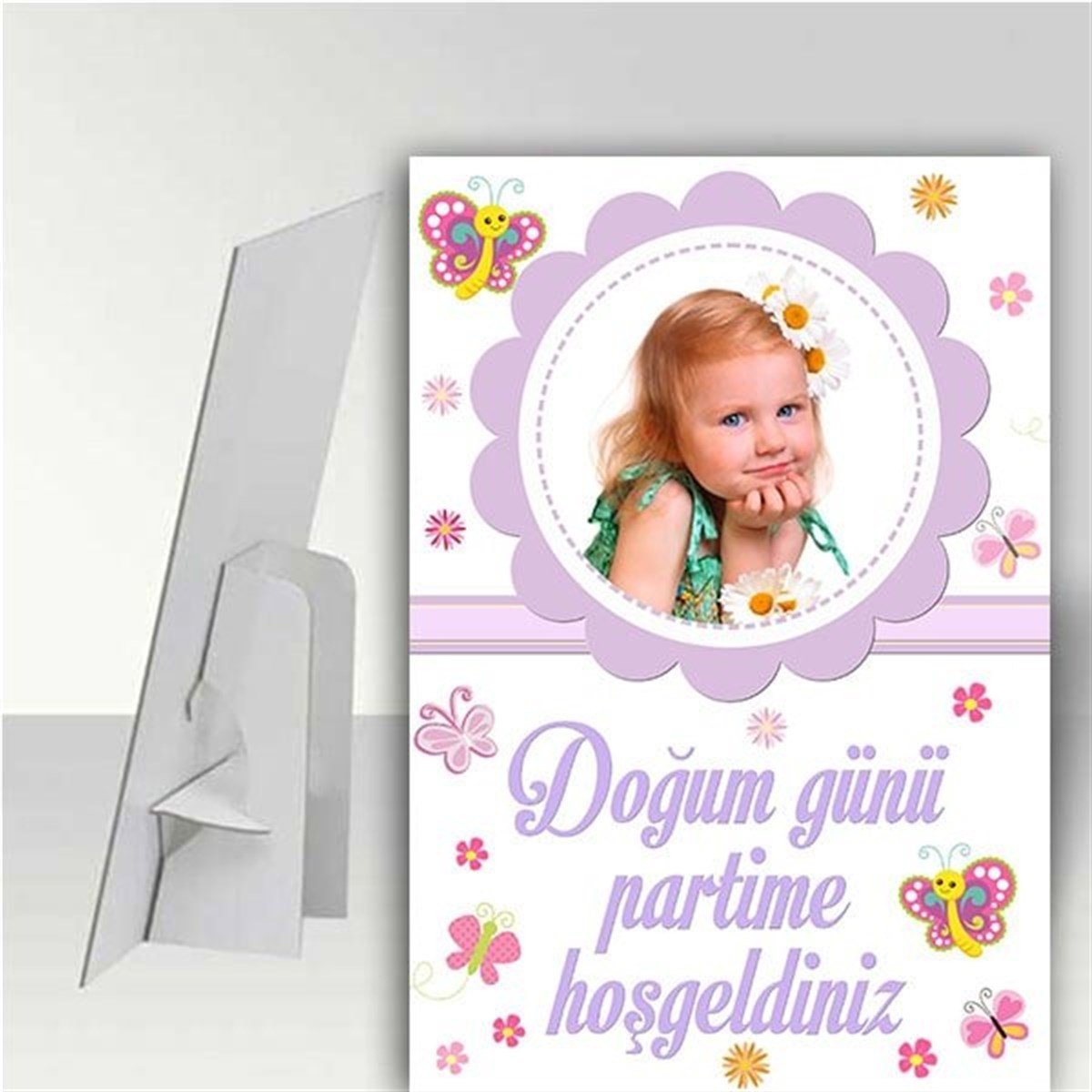 Kişiye Özel Kelebek Ayaklı Pano