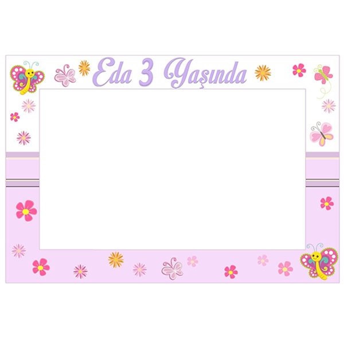 Kişiye Özel Kelebek Çerçeve