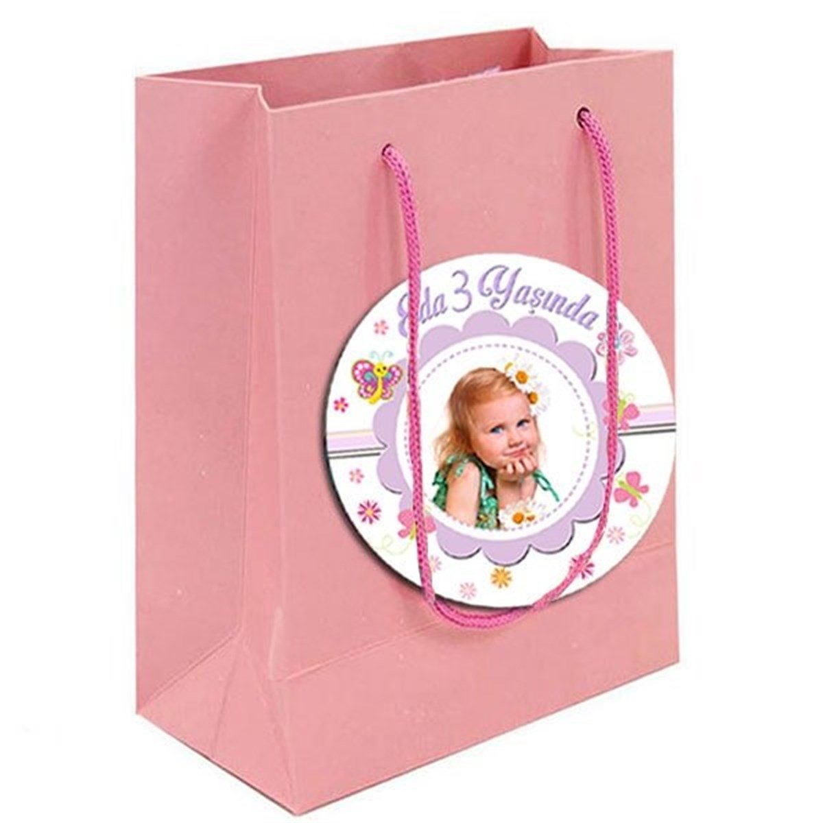 Kişiye Özel Kelebek Hediye Çantası 10 Adet