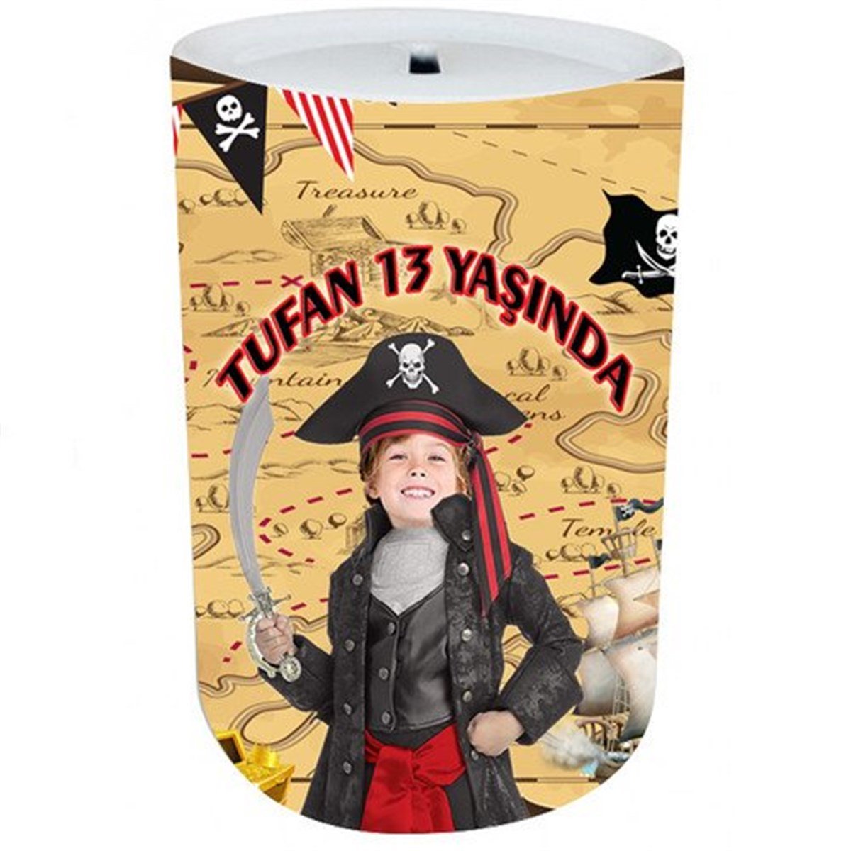 Kişiye Özel  Korsan Kumbara 8 Adet