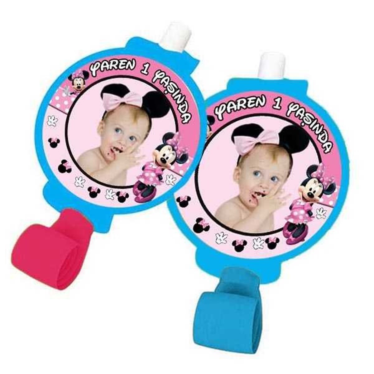 Kişiye Özel Minnie Mouse  Kaynana Dili 6 Adet