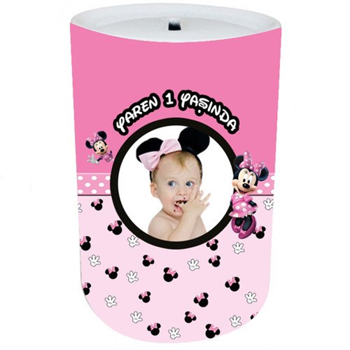 Kişiye Özel Minnie Mouse Kumbara 8 Adet