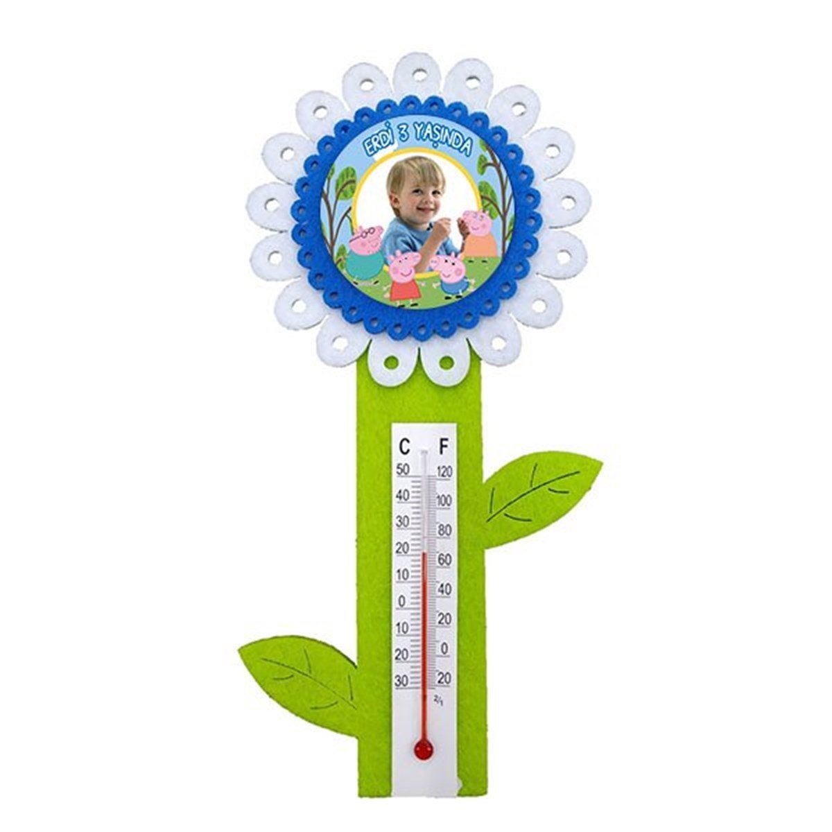 Kişiye Özel Peppa Pig Termometre 8 Adet