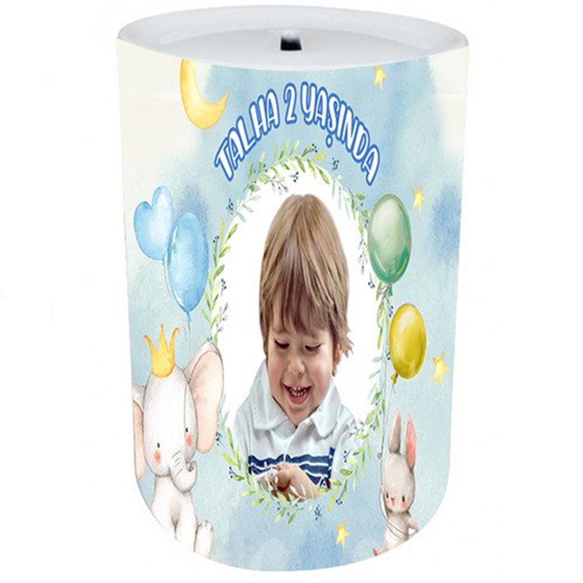 Kişiye Özel Sevimli Fil Kumbara 8 Adet