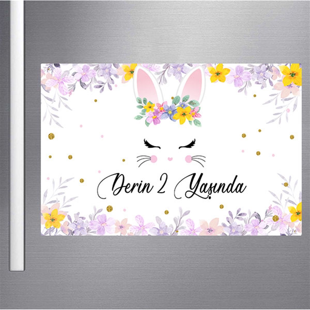 Kişiye Özel Tavşan Magnet 18 Adet