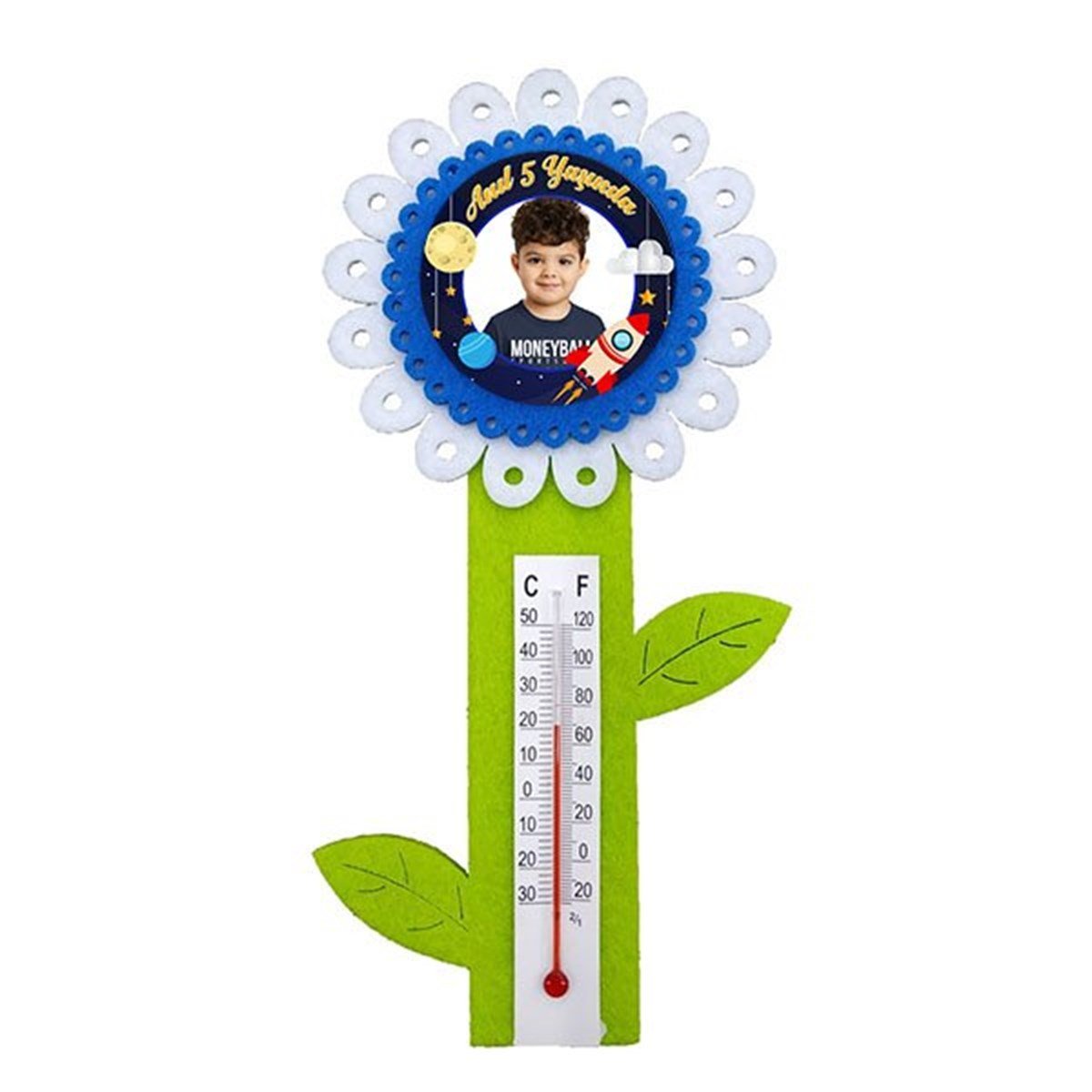 Kişiye Özel Uzay Termometre 8 Adet