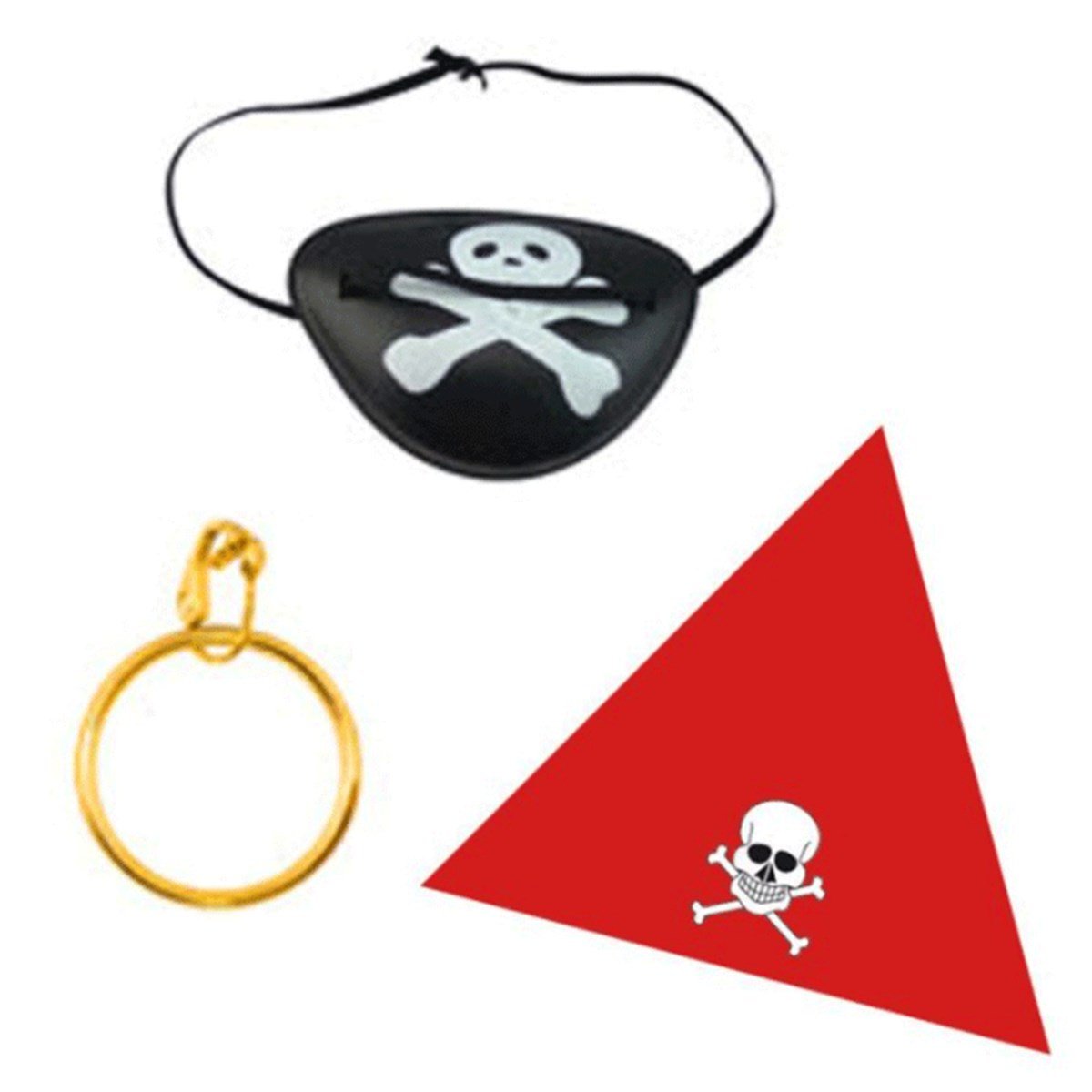 Korsan Göz Bandana Set