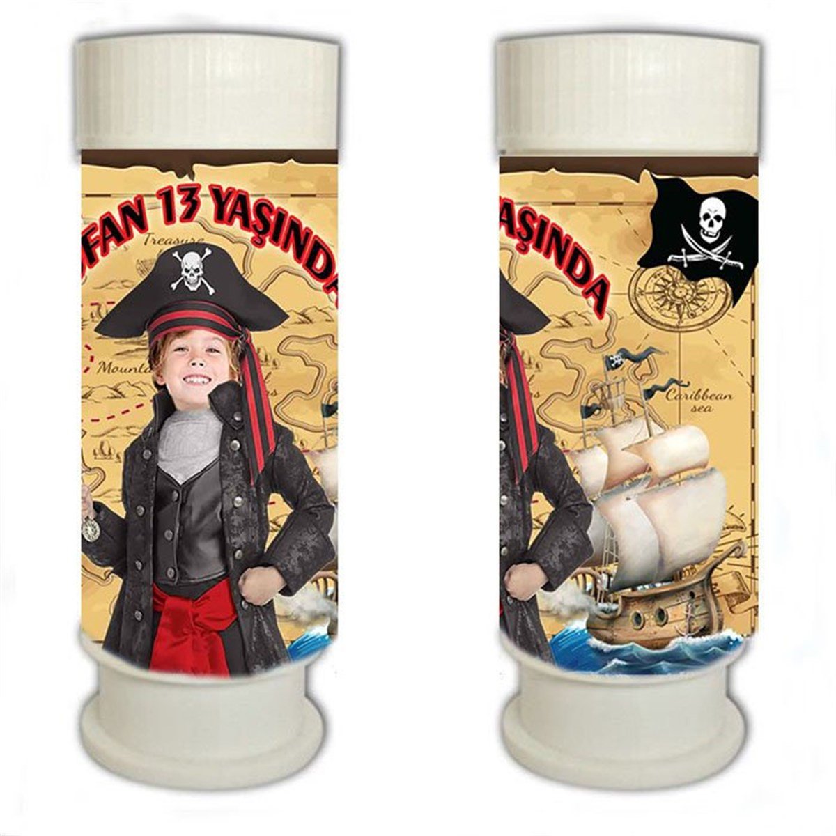 Korsan Kişiye Özel Köpük Baloncuk 8 Adet