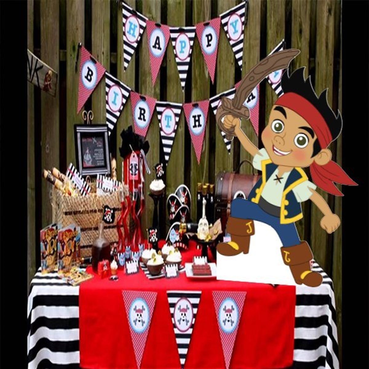 Korsan Masa Üstü Ayaklı Pano