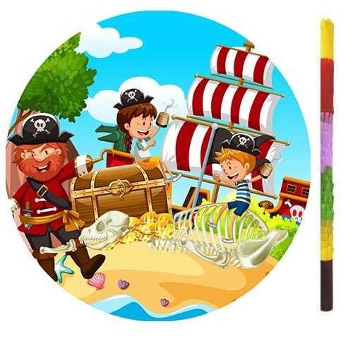 Korsan Temalı Pinyata + Sopası
