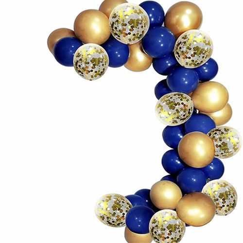 Lacivert Gold Zincir Balon Setleri