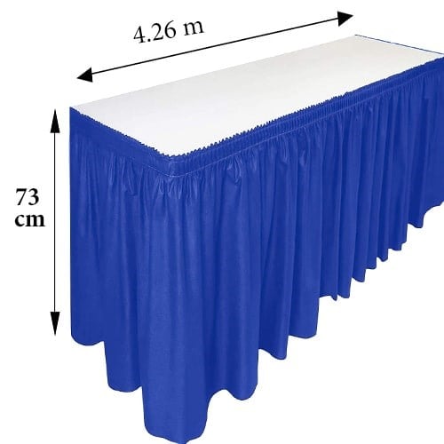 Lacivert Masa Eteği Plastik