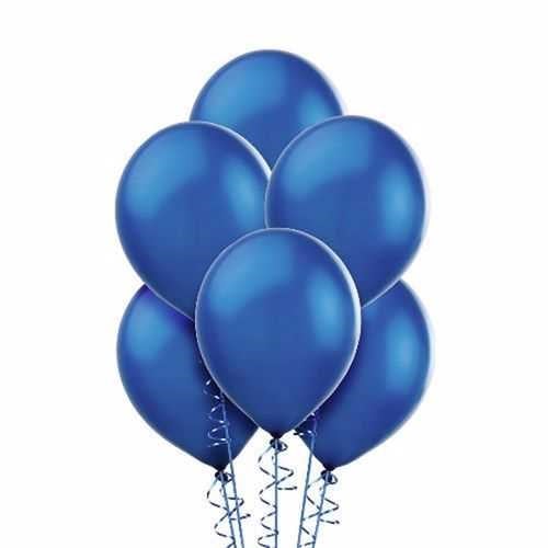 Lacivert Metalik Balon 20 Adet