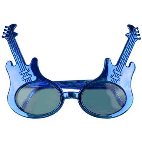 Lacivert Renkli Gitar Parti Gözlüğü