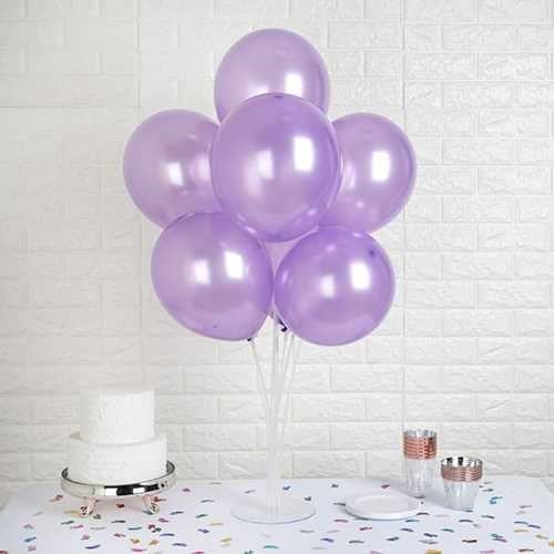 Lila Balon Metalik 100 Adet
