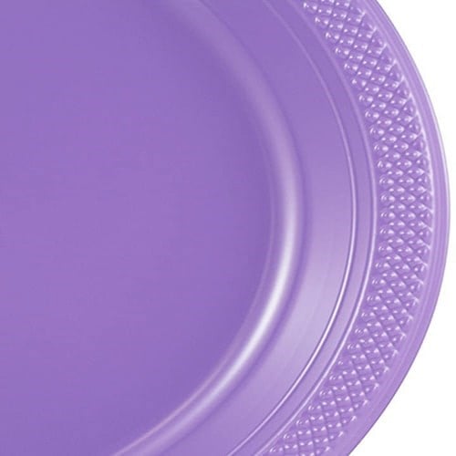 Lila Renk Plastik Tabak