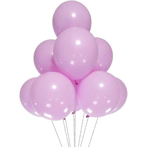 Lila Renkli Makaron Balon 100 Adet