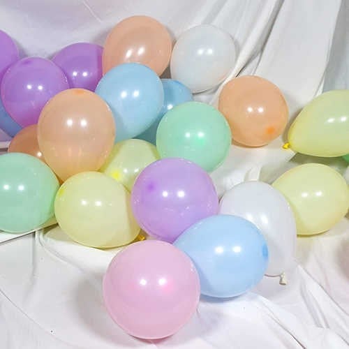Makaron Karışık Renkli Balon 10 inc 20 Adet