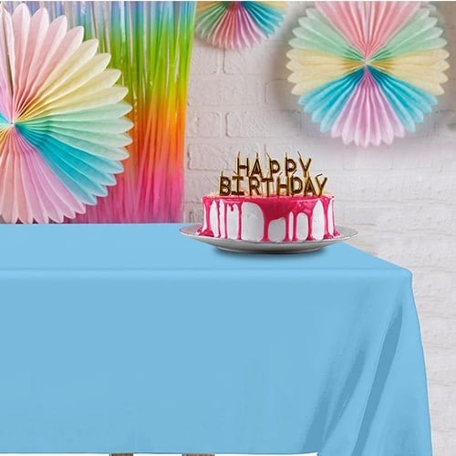 Mavi Masa Örtüsü 120 X 180 cm