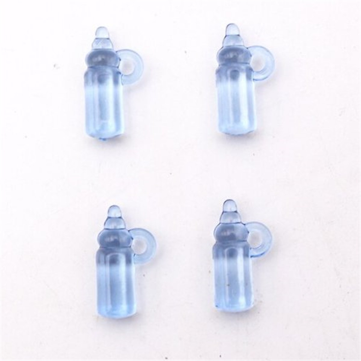 Mavi Mini Biberon Masa Süsü 20 Adet