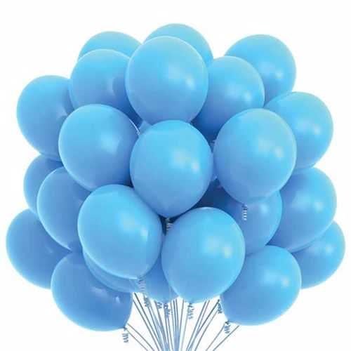 Mavi Pastel Balon 20 Adet