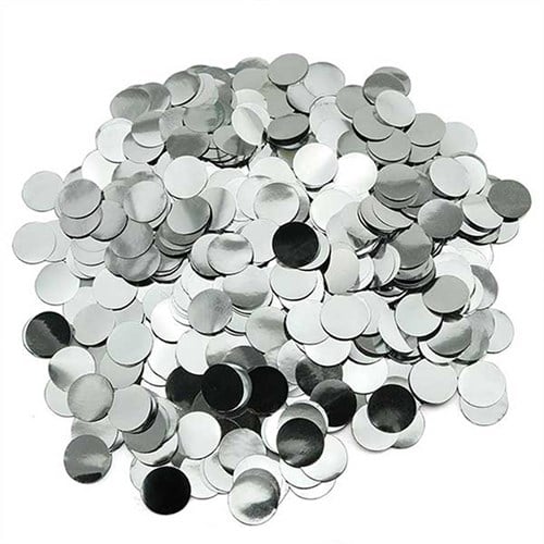 Metalik Gümüş Konfeti