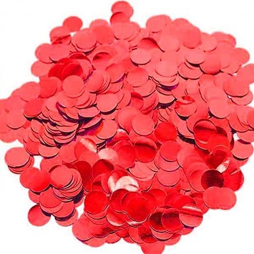 Metalik Kırmızı Konfeti