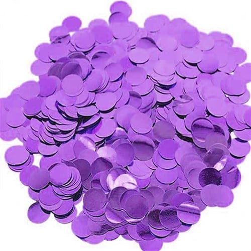 Metalik Mor Konfeti