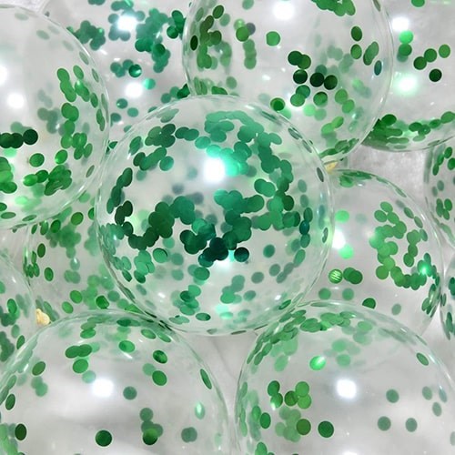 Metalik Yeşil Konfeti