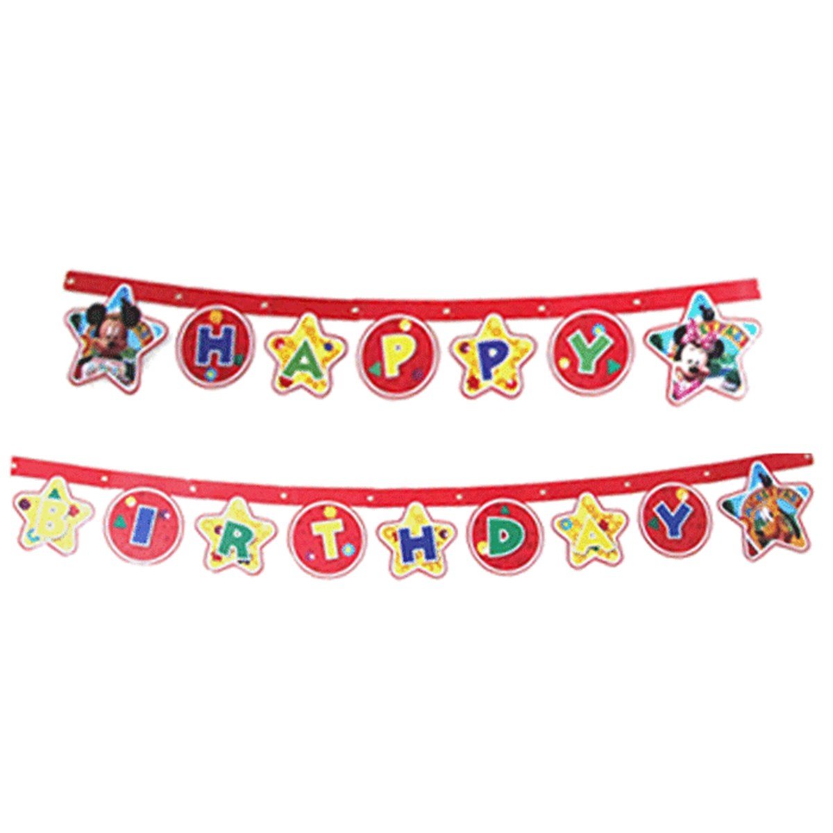 Mickey Mouse Happy Birthday Yazısı