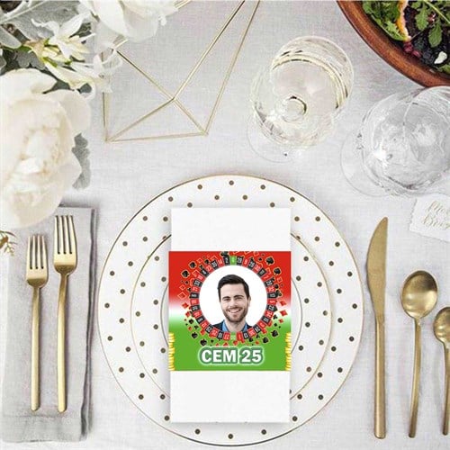 Milyoner Temalı Peçetelik