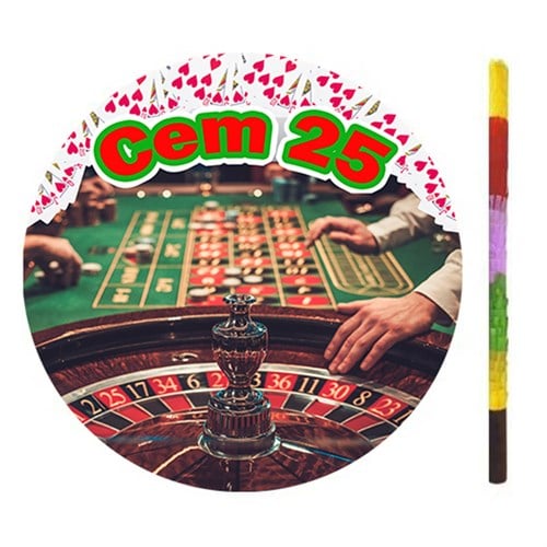 Milyoner Temalı Pinyata ve Sopası